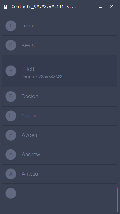 SpyNote Contacts Manager - Android Phone Contact List Monitoring & Management